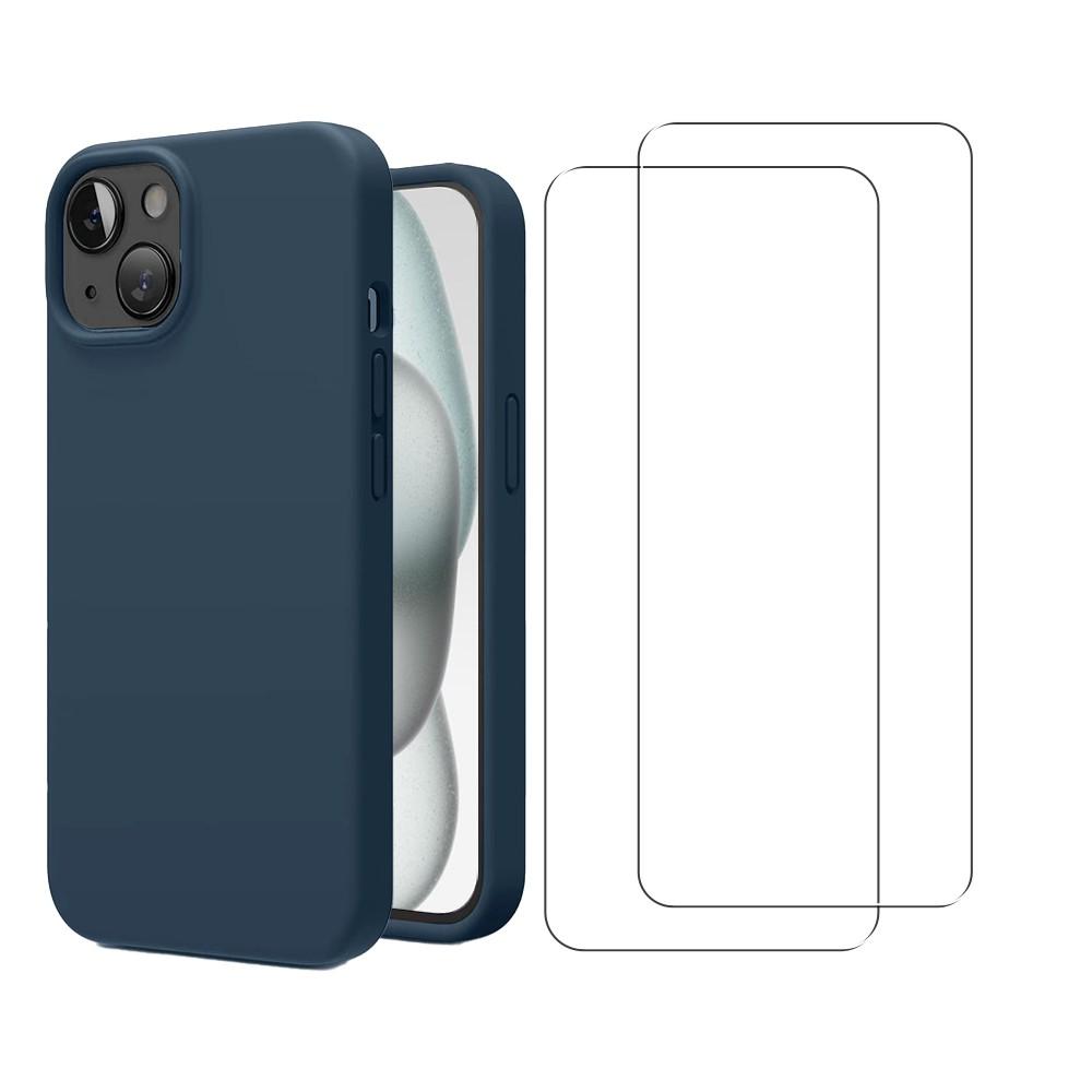 Acheter Coque iPhone 15 et 2 écrans de protection - Silicone - Bleu Reconditionné - 21,99 € Coque iPhone 15 et 2 écrans de protection - Silicone - Bleu Reconditionné - N/A reconditionné disponible sur Backmarket