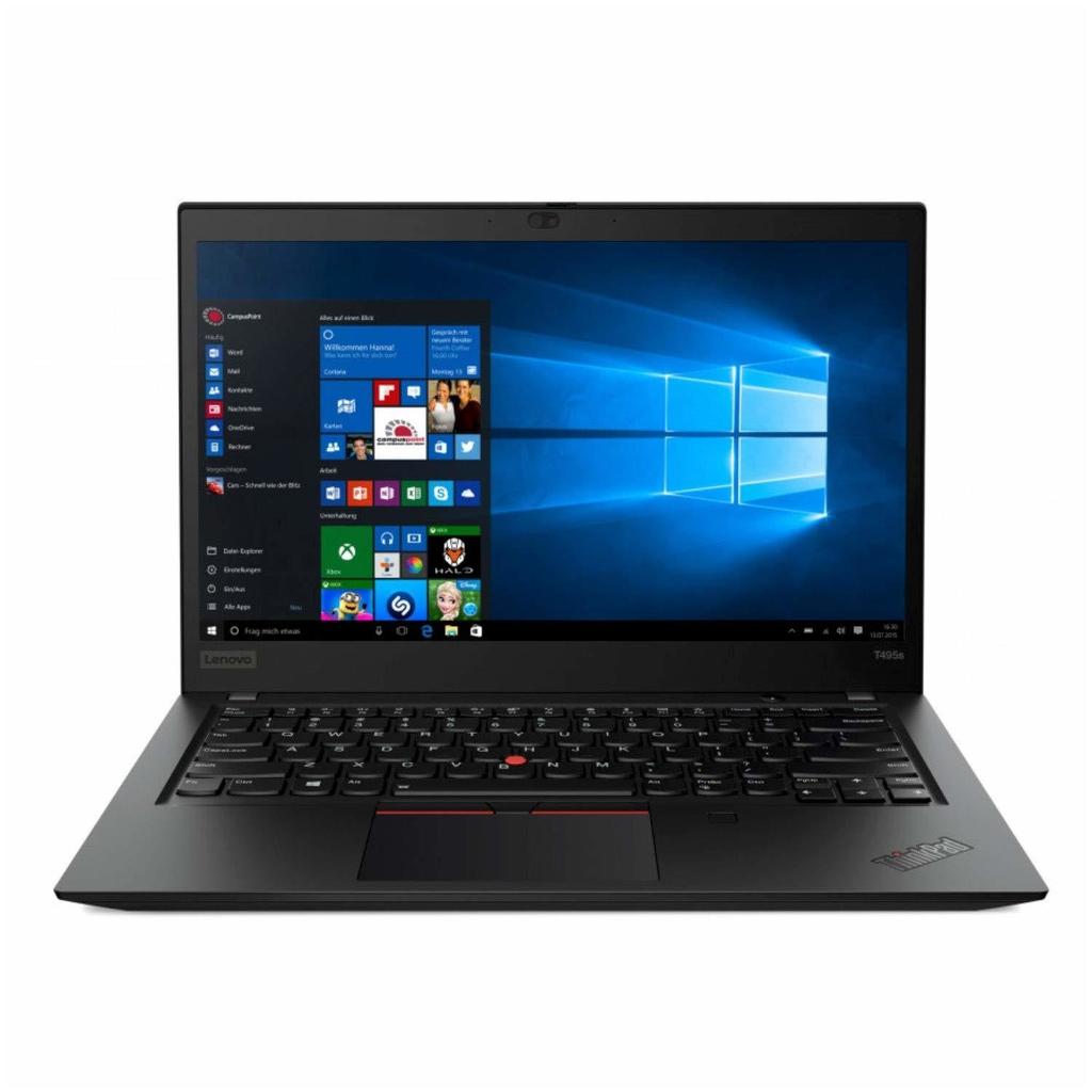 Lenovo ThinkPad T495s 14"" Ryzen 5 PRO 2.1 GHz - SSD 256 Go - 8 Go AZERTY - Français Reconditionné - Lenovo reconditionné disponible sur Backmarket