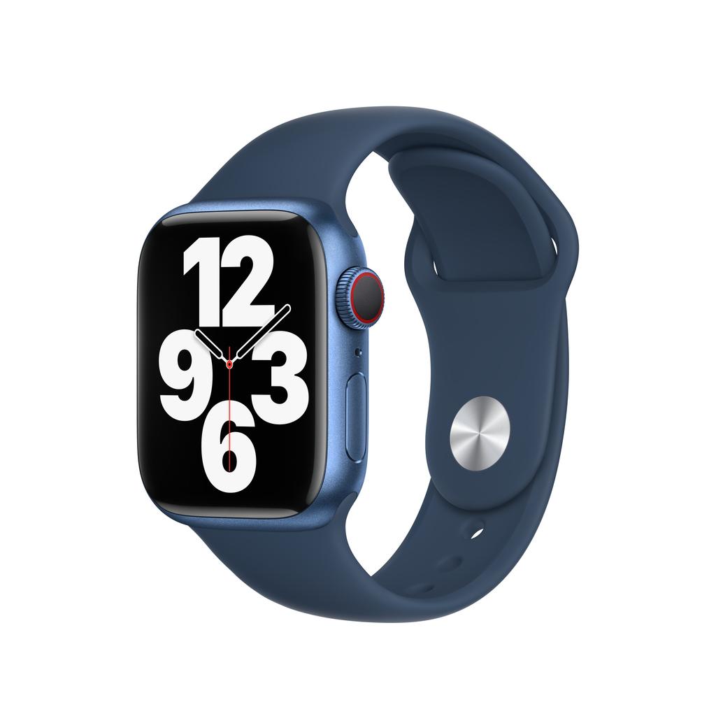 Acheter Apple Watch Series 7 (2021) GPS + Cellular 41 mm - Aluminium Bleu - Bracelet sport Bleu Reconditionné - 239,00 € Apple Watch Series 7 (2021) GPS + Cellular 41 mm - Aluminium Bleu - Bracelet sport Bleu Reconditionné - Apple reconditionné disponible sur Backmarket