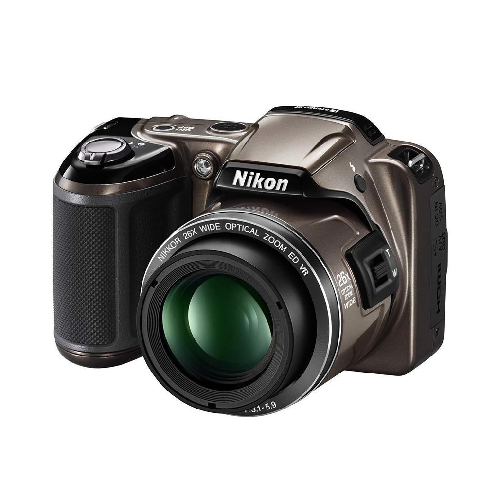 Compact CoolPix L810 - Bronze + Nikon Nikon Nikkor 26x Wide Optical Zoom 22.5-585 mm f/3.1-5.9 f/3.1-5.9 Reconditionné - Nikon reconditionné disponible sur Backmarket
