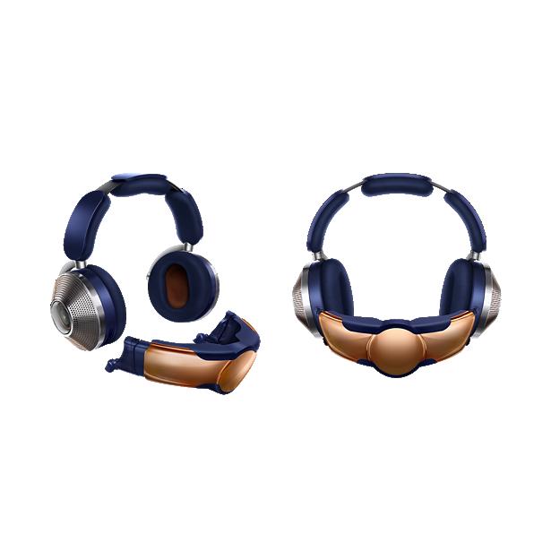 Casque réducteur de bruit sans fil avec micro Dyson Zone Absolute+ - Bleu - Reconditionné Dyson sur Backmarket