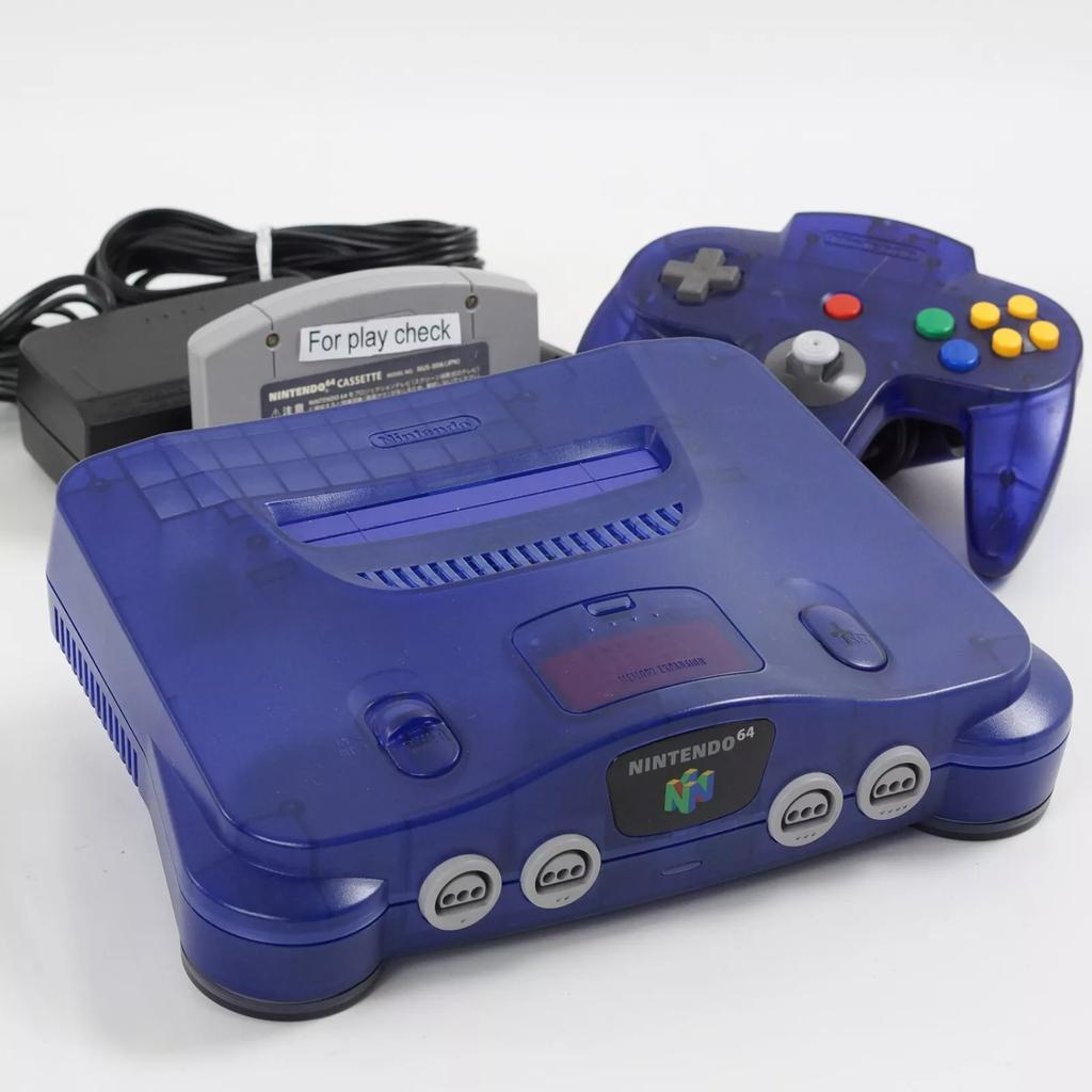 Nintendo 64 - Bleu Reconditionné - Nintendo reconditionné disponible sur Backmarket