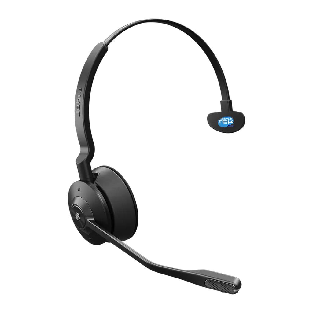Casque réducteur de bruit sans fil avec micro Jabra Engage 55 MS Mono - Noir Reconditionné - Jabra reconditionné disponible sur Backmarket