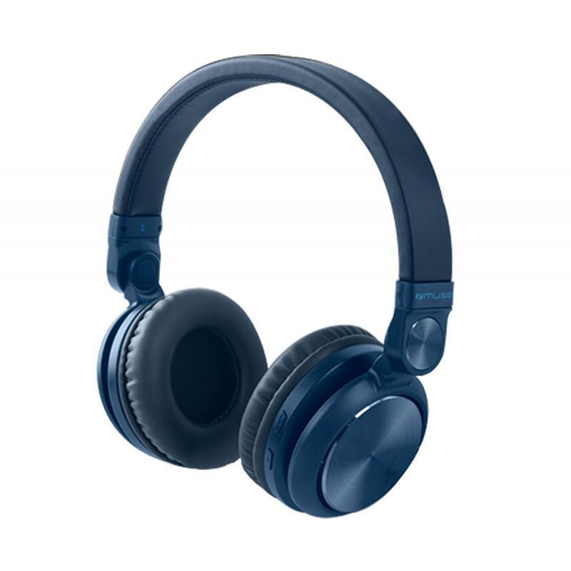 Casque filaire + sans fil avec micro Muse M-276 BTB - Bleu Reconditionné - Muse reconditionné disponible sur Backmarket
