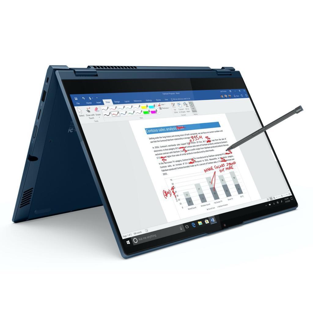 Lenovo ThinkBook 14S Yoga ITL 14"" Core i5 2.4 GHz - SSD 256 Go - 16 Go QWERTZ - Allemand Reconditionné - Lenovo reconditionné disponible sur Backmarket