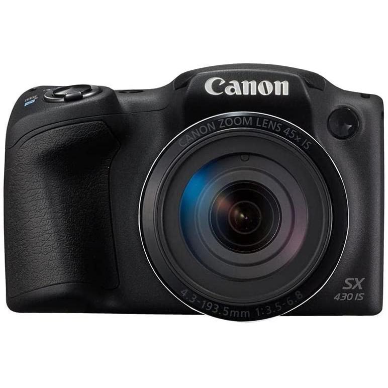 Compact PowerShot SX430 IS - Noir + Canon Zoom Lens 45x IS 24-1080mm f/3.5-6.8 f/3.5-6.8 Reconditionné - Canon reconditionné disponible sur Backmarket