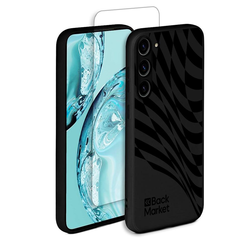 Coque Back Market Galaxy S23+ et écran de protection - Plastique recyclé - Noir Reconditionné - Back Market reconditionné disponible sur Backmarket