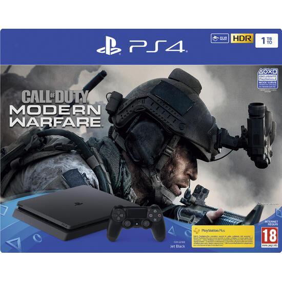 PlayStation 4 Slim 1000Go - Noir + Call of Duty: Modern Warfare Reconditionné - Sony reconditionné disponible sur Backmarket
