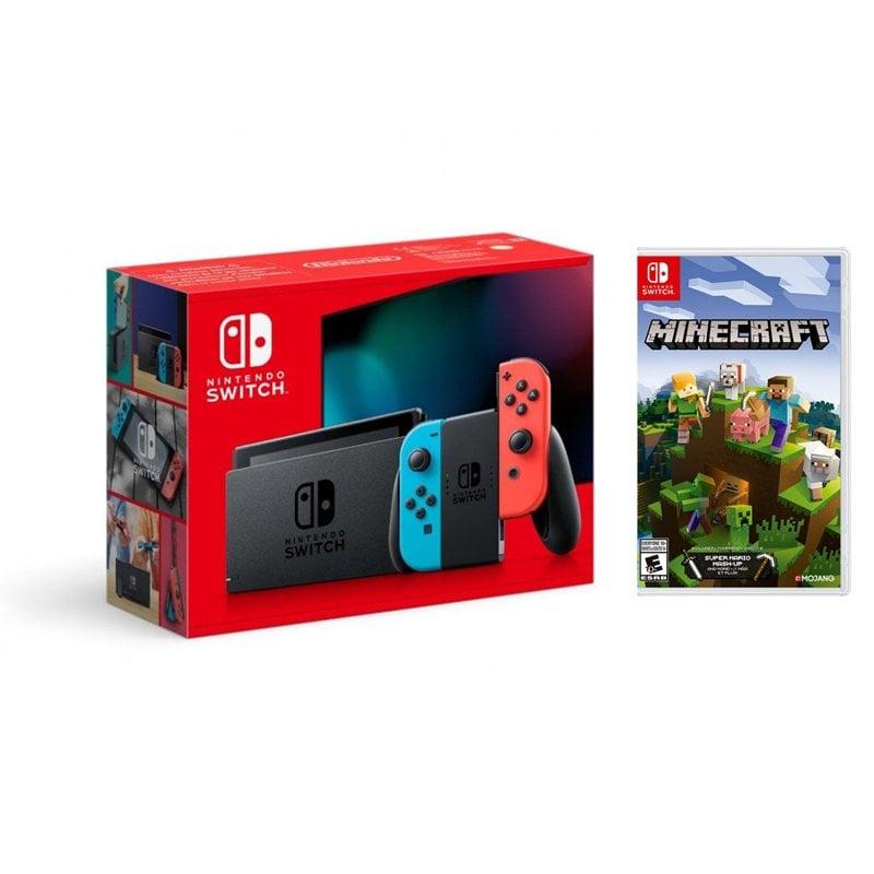Switch 32Go - Bleu turquoise Standard + Minecraft Reconditionné - Nintendo reconditionné disponible sur Backmarket