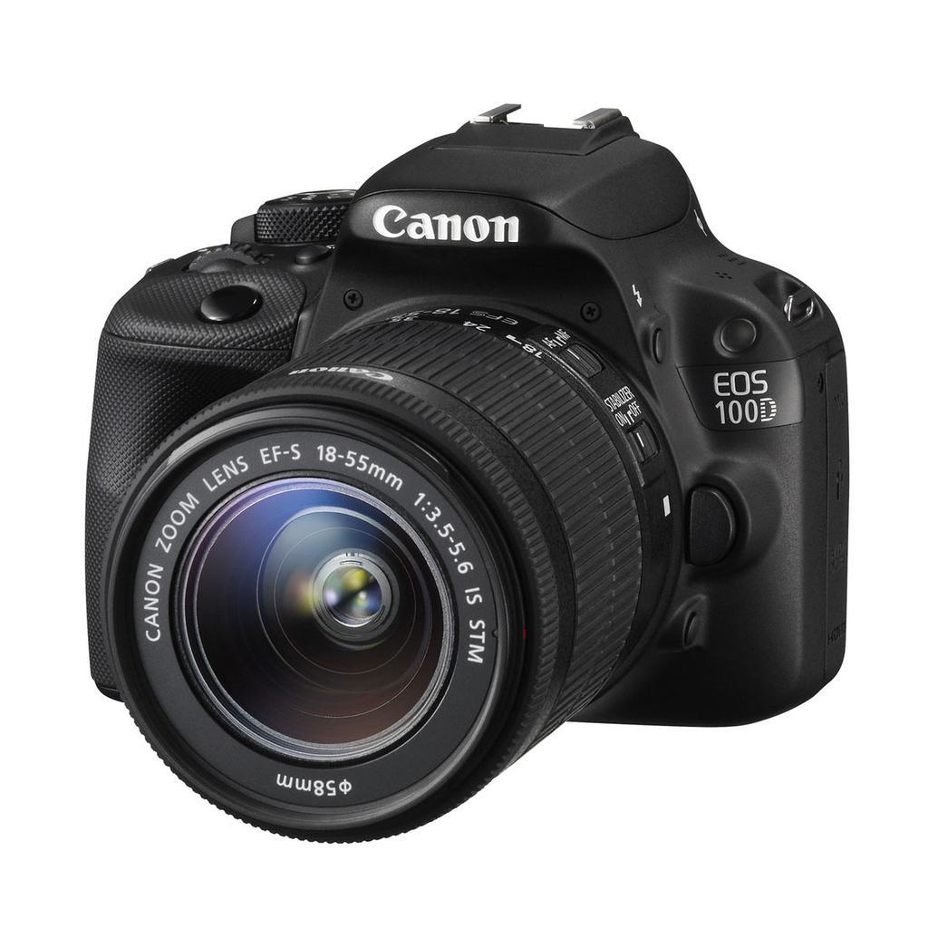 Reflex EOS 100D - Noir + Canon 18-55mm f/3.5-5.6 III f/3.5-5.6 Reconditionné - Canon reconditionné disponible sur Backmarket