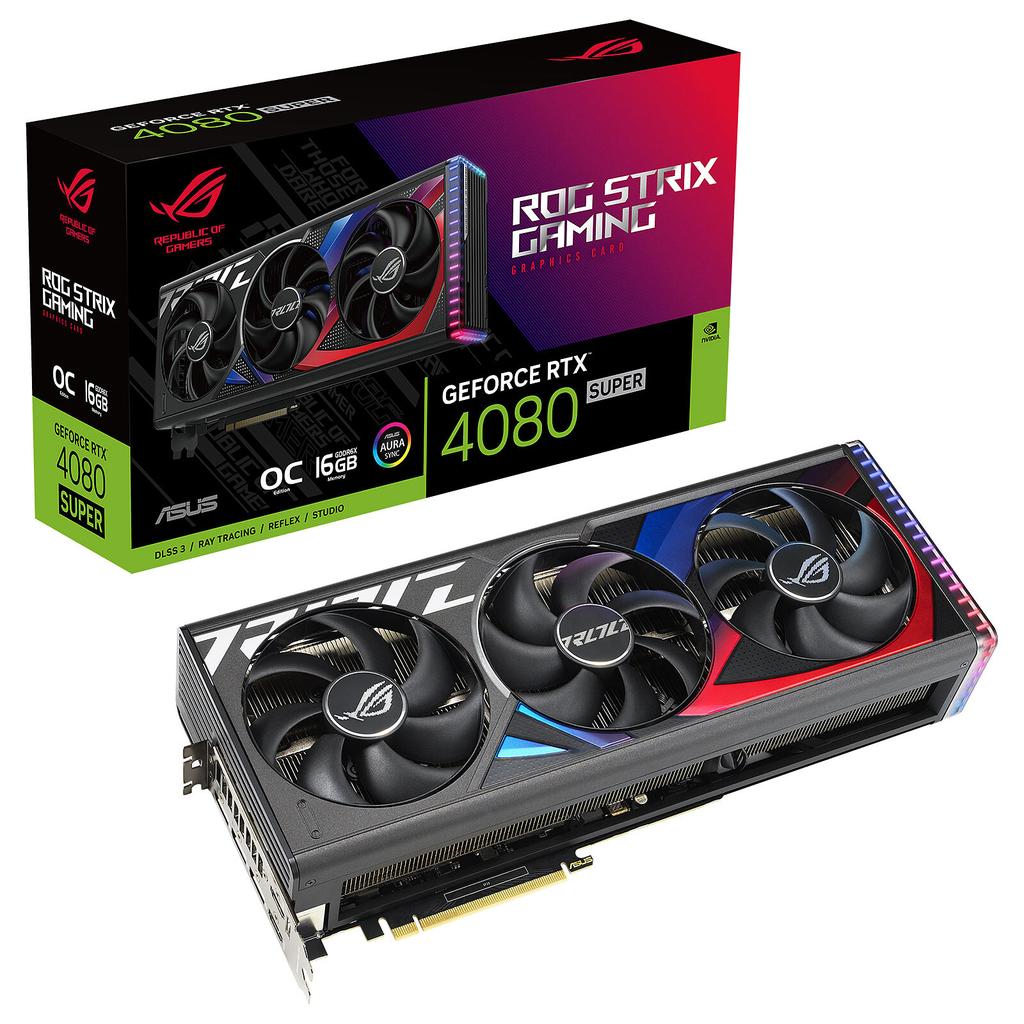 Asus NVIDIA GeForce RTX 4080 SUPER 16GB GDDR6X ROG STRIX Carte Graphique