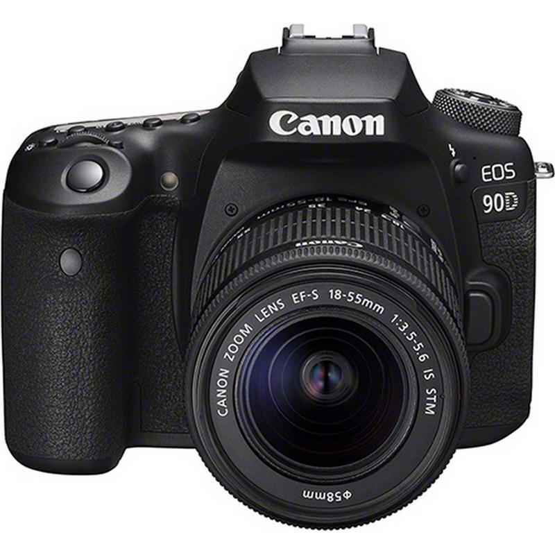 Reflex EOS 90D - Noir + Canon EF-S 18-55mm IS STM f/3.5-5.6 Reconditionné - Canon reconditionné disponible sur Backmarket