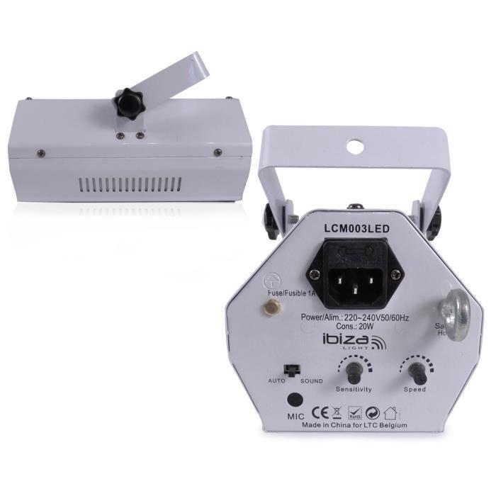 Accessoires audio Lytor PACK JEUX DE LUMIÈRE + Portique 3 EFFETS OVNI UFO 48 LEDS + 1 DERBY RGB + 1 GOBO FLOWER Reconditionné - N/A reconditionné disponible sur Backmarket