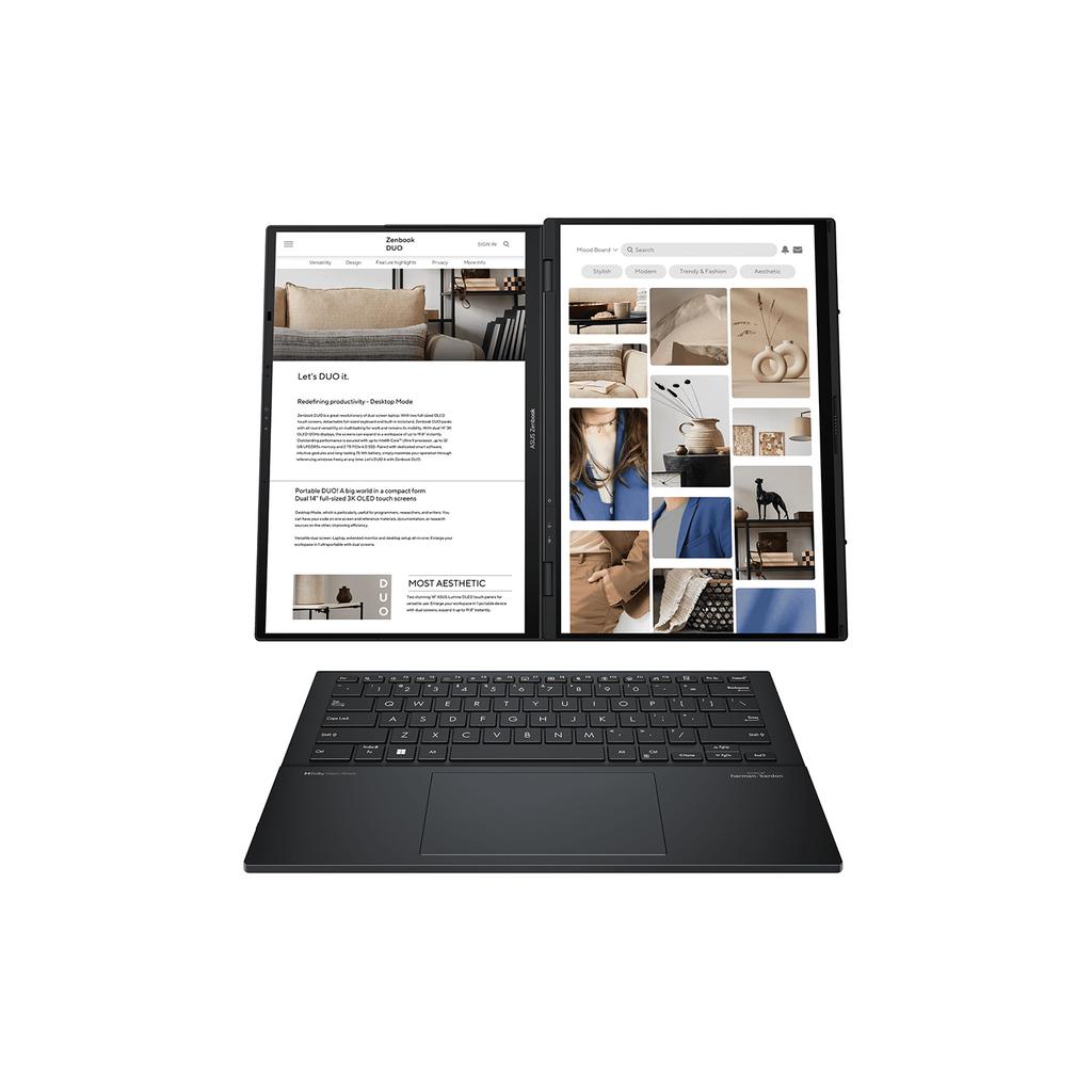 Asus ZenBook Duo UX8406CA-PZ011W 14"" Core Ultra 9 5.4 GHz - SSD 1 To - 32 Go AZERTY - Français Reconditionné - Asus reconditionné disponible sur Backmarket