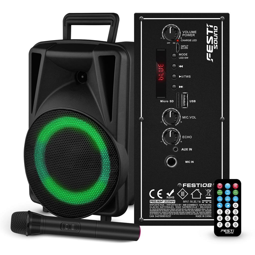 Acheter Enceinte Bluetooth Festisound FESTI08 - Noir Reconditionné - 87,99 € Enceinte Bluetooth Festisound FESTI08 - Noir Reconditionné - N/A reconditionné disponible sur Backmarket