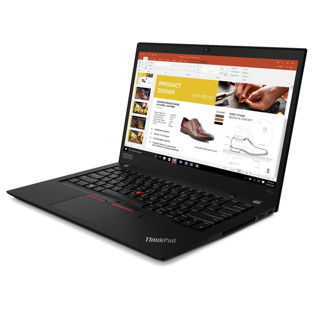Lenovo ThinkPad T490s 14"" Core i7 1.8 GHz - SSD 512 Go - 16 Go QWERTZ - Allemand Reconditionné - Lenovo reconditionné disponible sur Backmarket