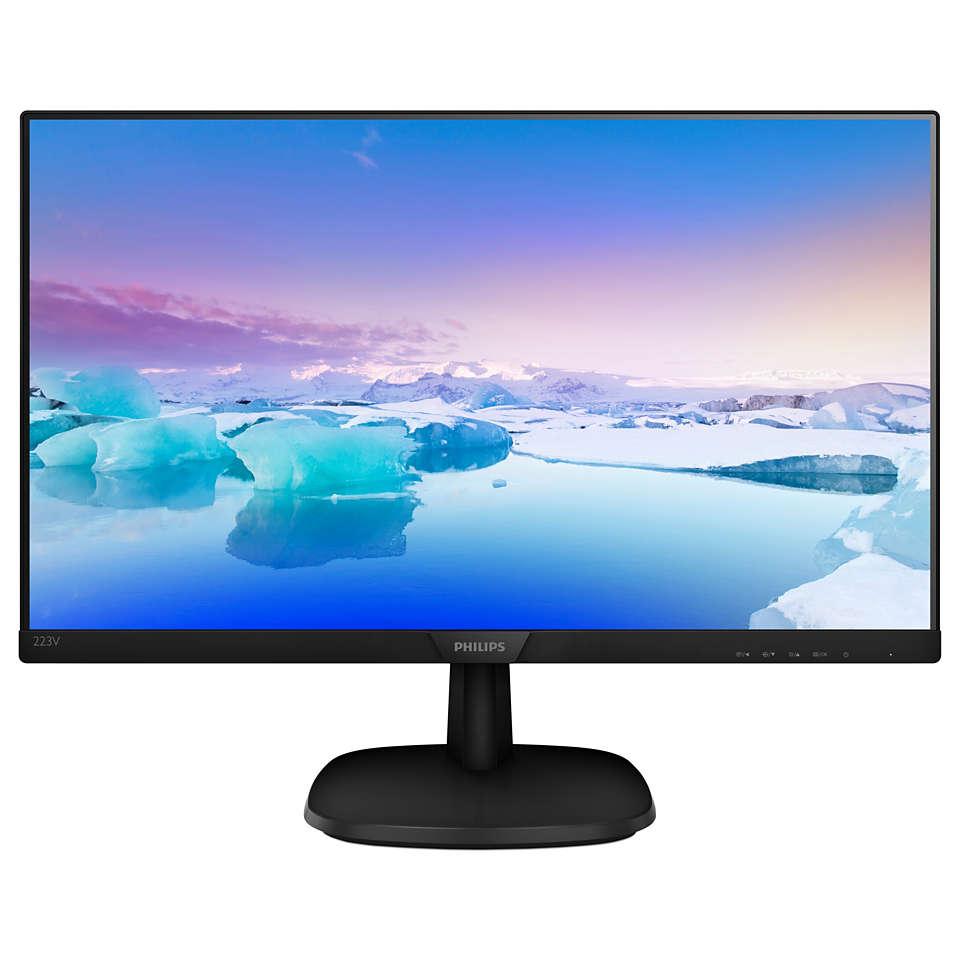 Acheter Écran 22"" LCD HD Philips 220P2ES/00 con Base Compatibile Reconditionné - 113,00 € Écran 22"" LCD HD Philips 220P2ES/00 con Base Compatibile Reconditionné - Philips reconditionné disponible sur Backmarket
