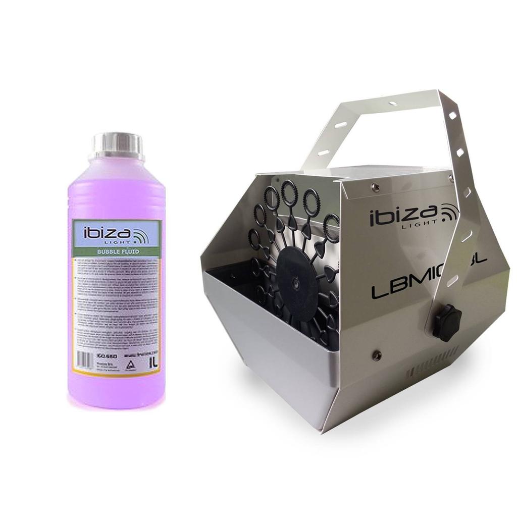 Accessoires audio Machine à bulles SILVER grand débit IBIZA LIGHT LBM-10 pour mariages, soirées, Dj, avec 1L de liquide Reconditionné - N/A reconditionné disponible sur Backmarket