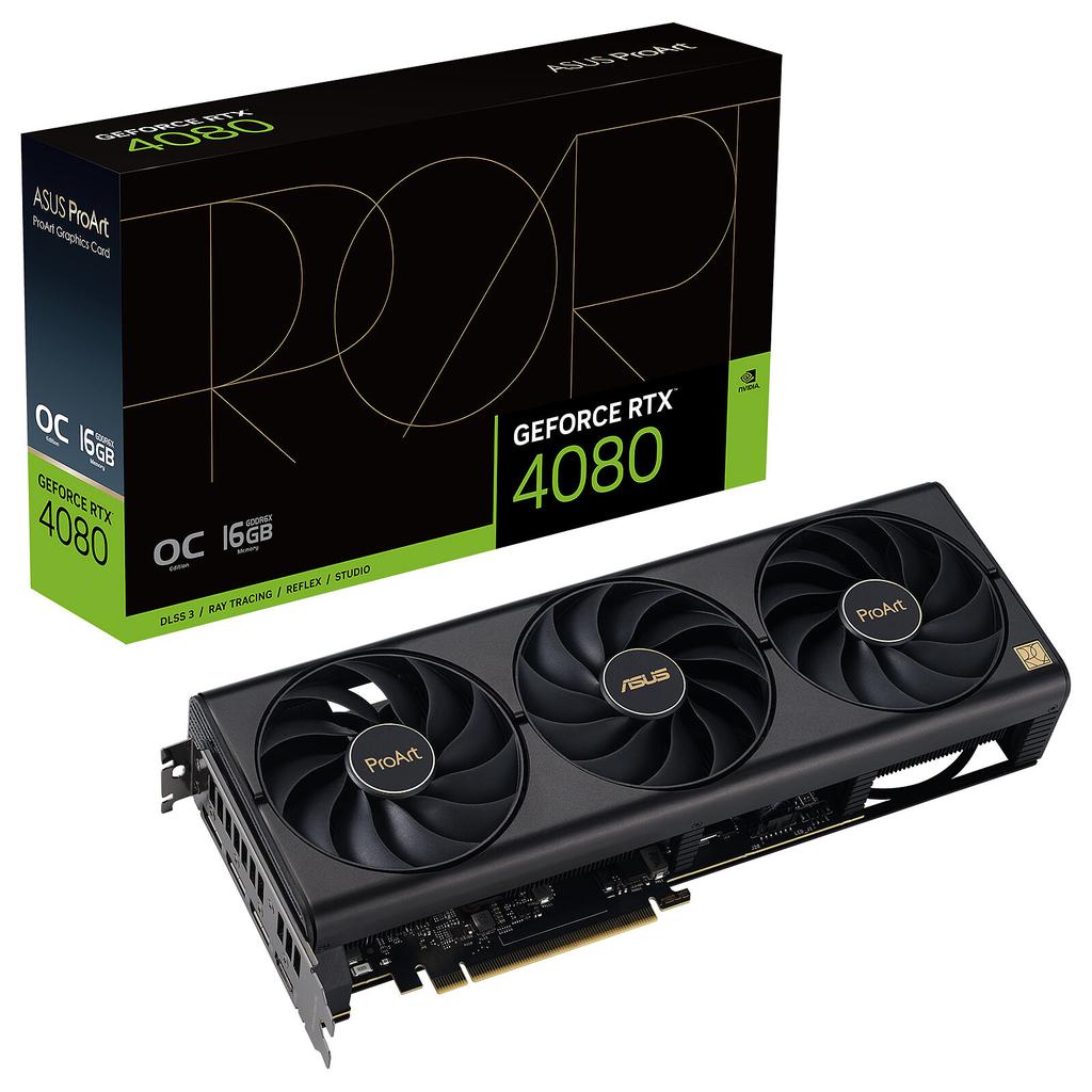Asus NVIDIA GeForce RTX 4080 16GB GDDR6X ProArt OC Carte Graphique