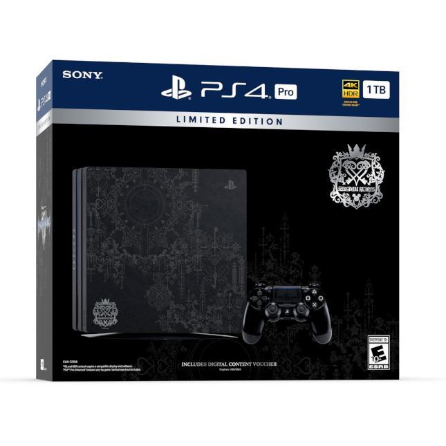PlayStation 4 Pro 1000Go - Noir - Edition limitée Kingdom Hearts III + Kingdom Hearts III Reconditionné - Sony reconditionné disponible sur Backmarket