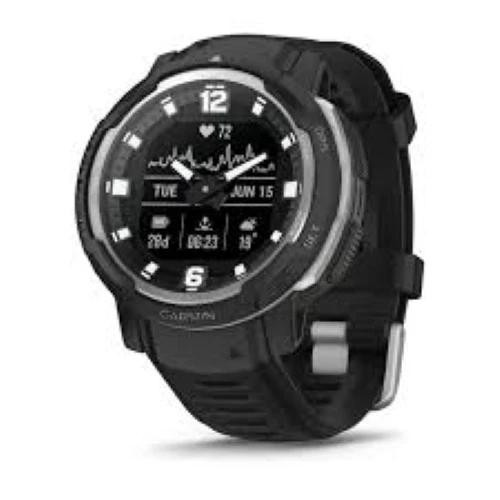 Acheter Montre Garmin Cardio GPS Instinct Crossover - Noir Reconditionné - 249,00 € Montre Garmin Cardio GPS Instinct Crossover - Noir Reconditionné - Garmin reconditionné disponible sur Backmarket
