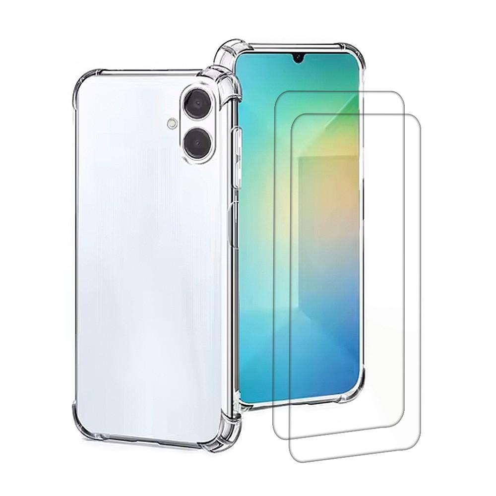 Coque Galaxy A06 et 2 écrans de protection - TPU - Transparent Reconditionné - N/A reconditionné disponible sur Backmarket
