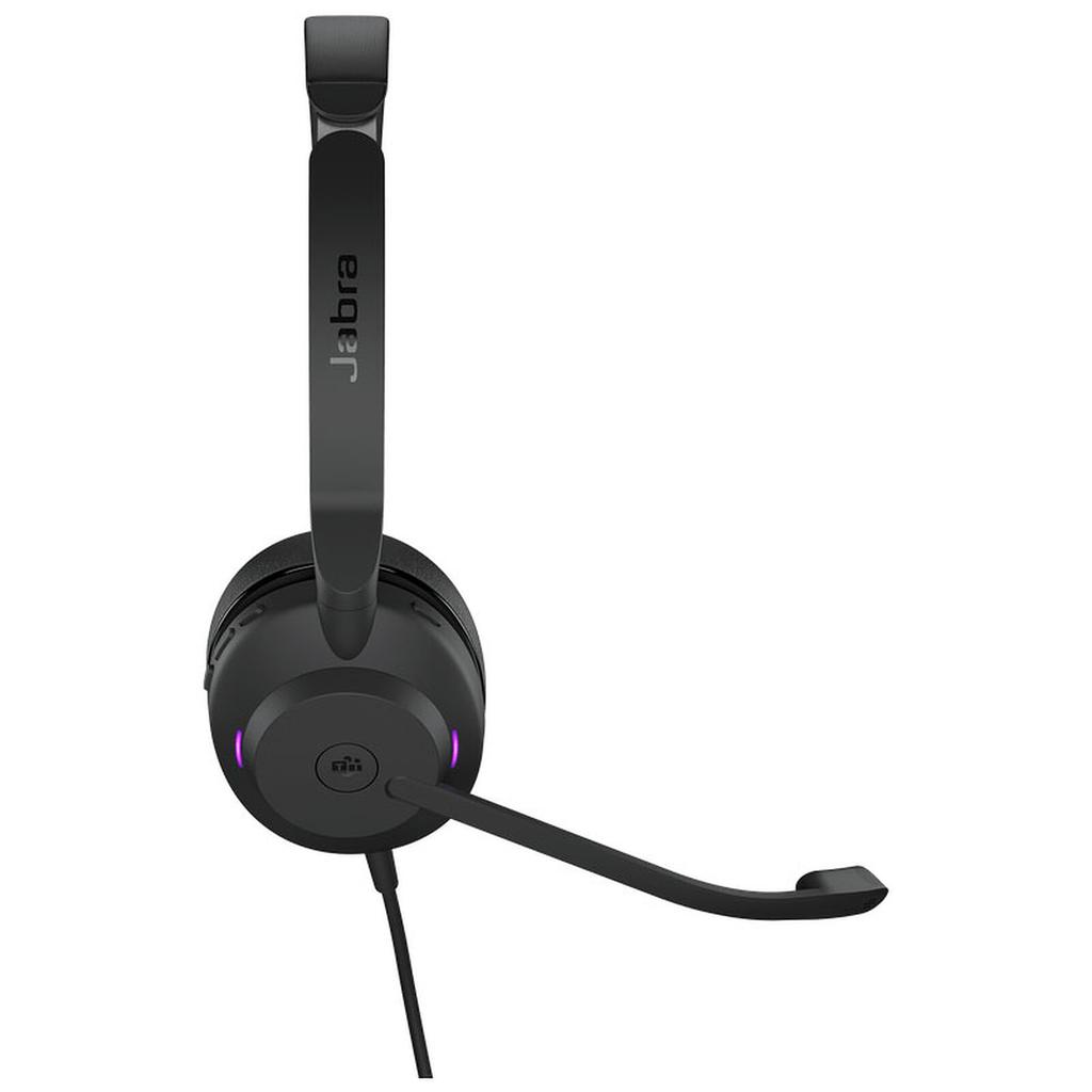 Casque réducteur de bruit gaming avec micro Jabra Evolve 2 30 II - Noir Reconditionné - Jabra reconditionné disponible sur Backmarket