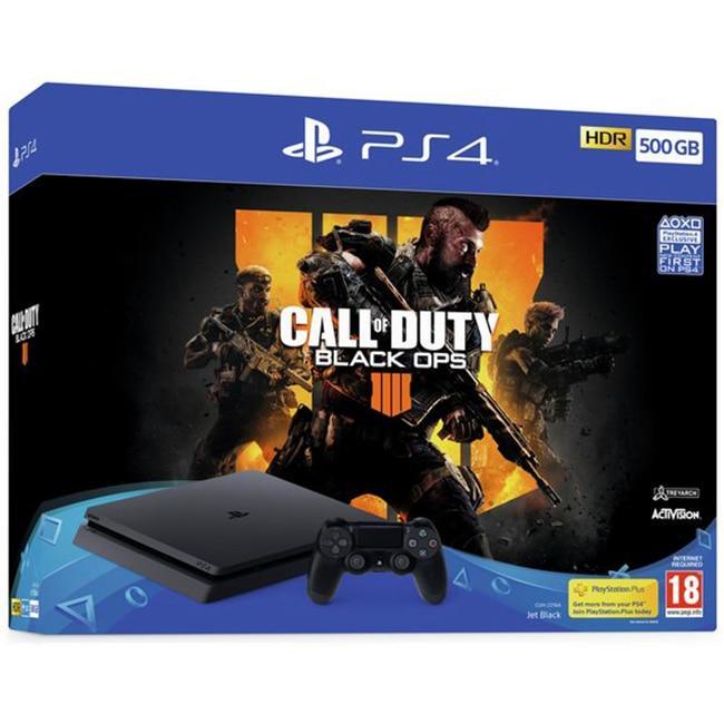 PlayStation 4 Slim 500Go - Noir + Call of Duty: Black Ops 4 Reconditionné - Sony reconditionné disponible sur Backmarket