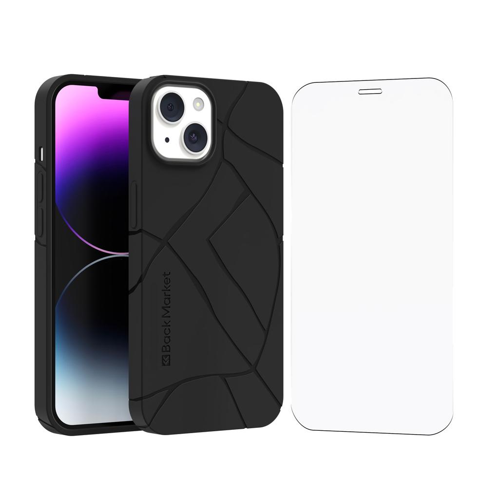 Acheter Coque Back Market iPhone 14 et écran de protection - Plastique recyclé - Noir (Kintsugi) Reconditionné - 19,99 € Coque Back Market iPhone 14 et écran de protection - Plastique recyclé - Noir (Kintsugi) Reconditionné - Back Market reconditionné disponible sur Backmarket