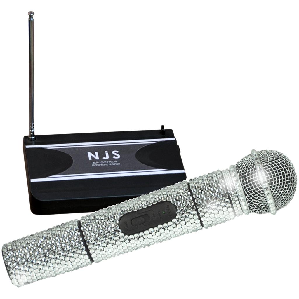 Accessoires audio New Jersey Sound Corp Système de microphone radio VHF à main effet cristal Argenté 174,1 MHz Reconditionné - N/A reconditionné disponible sur Backmarket