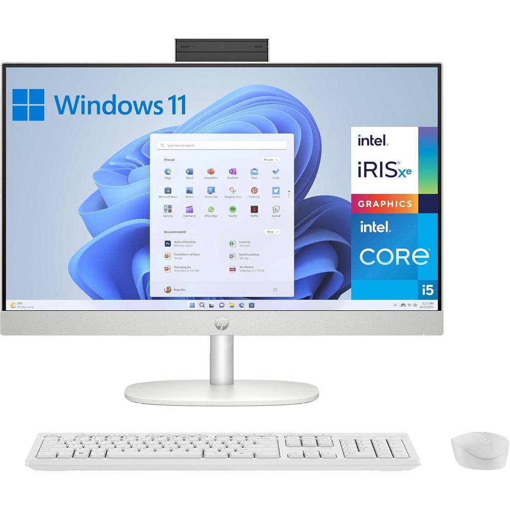 HP 24-cr0216ng 24"" Core i5 1.3 GHz - SSD 512 GB - 16GB QWERTY - Italien Reconditionné - Hewlett-Packard reconditionné disponible sur Backmarket
