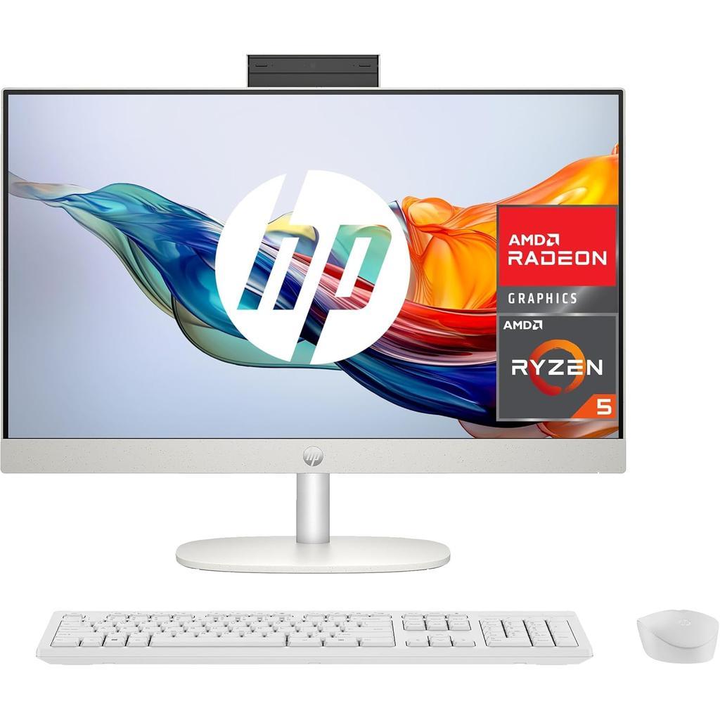 HP 24-CR0217NG 24"" Ryzen 5 2.8 GHz - SSD 512 GB - 16GB QWERTZ - Allemand Reconditionné - Hewlett-Packard reconditionné disponible sur Backmarket