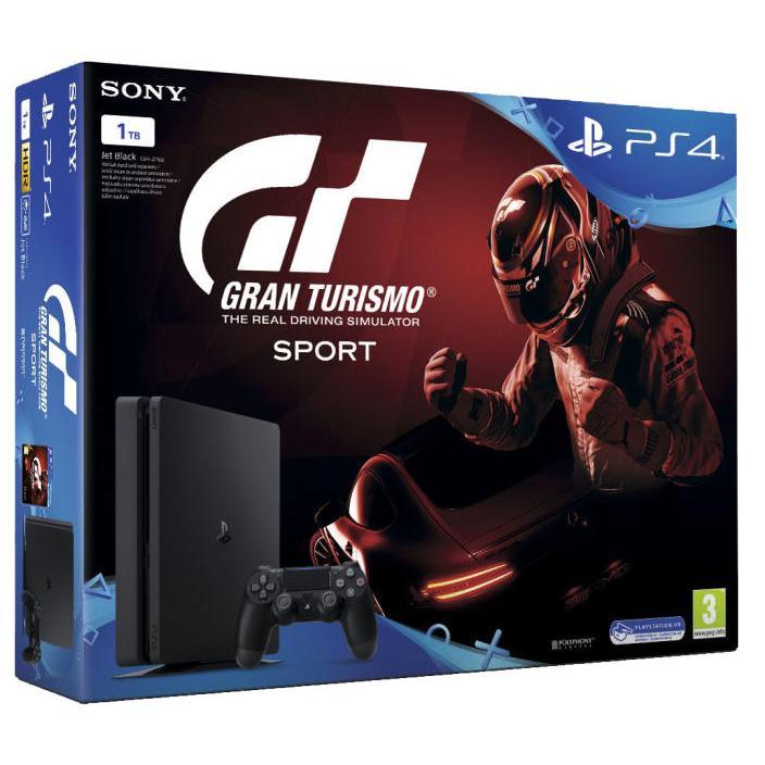 PlayStation 4 Slim 500Go - Noir + Gran Turismo Sport Reconditionné - Sony reconditionné disponible sur Backmarket
