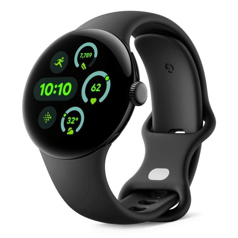 Montre Google Cardio GPS Pixel Watch 3 - Noir Reconditionné - Google reconditionné disponible sur Backmarket