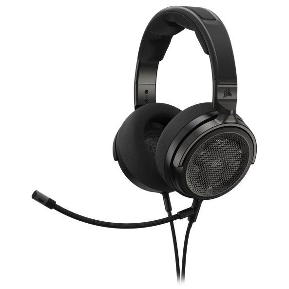 Casque gaming filaire avec micro Corsair Virtuoso PRO Carbon Open Back - Noir Reconditionné - Corsair reconditionné disponible sur Backmarket