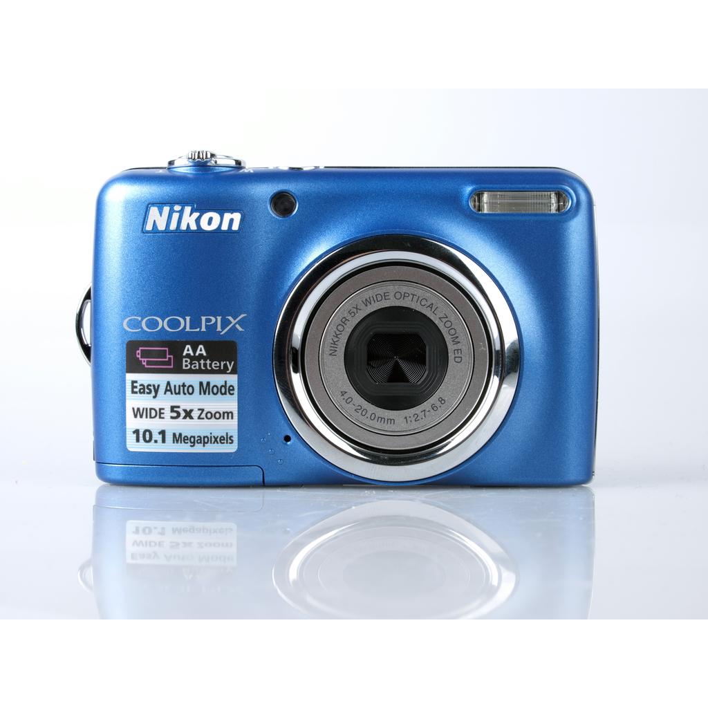 Compact Coolpix L23 - Bleu + Nikon Nikkor Wide Optical Zoom 28-140mm f/2.7-6.8 f/2.7-6.8 Reconditionné - Nikon reconditionné disponible sur Backmarket