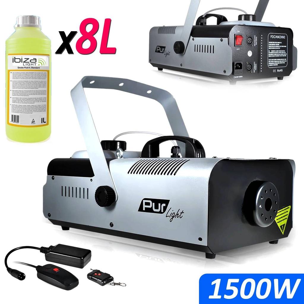 Acheter Accessoires audio Pur Light Machine à fumée Pro Méga SMOKE haute densité 1500W + Etrier de fix + 2 télécommandes NEWARK1500 +8L Liquide Reconditionné - 150,50 € Accessoires audio Pur Light Machine à fumée Pro Méga SMOKE haute densité 1500W + Etrier de fix + 2 télécommandes NEWARK1500 +8L Liquide Reconditionné - N/A reconditionné disponible sur Backmarket