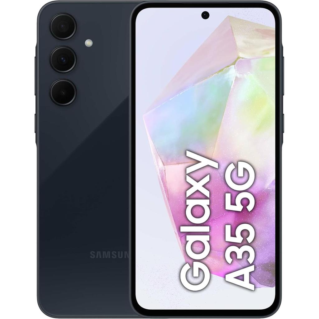 Galaxy A35 128 Go - Bleu Foncé - Débloqué Reconditionné - Samsung reconditionné disponible sur Backmarket