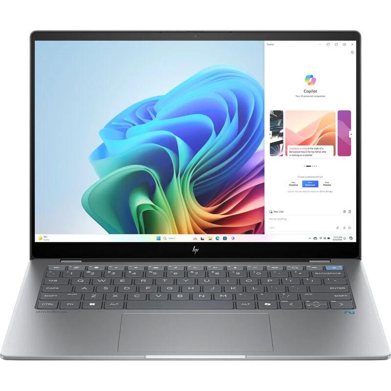 HP OmniBook X 14-fe00 14"" Ryzen AI 7 5 GHz - SSD 1 To - 16 Go QWERTY - Espagnol Reconditionné - Hewlett-Packard reconditionné disponible sur Backmarket