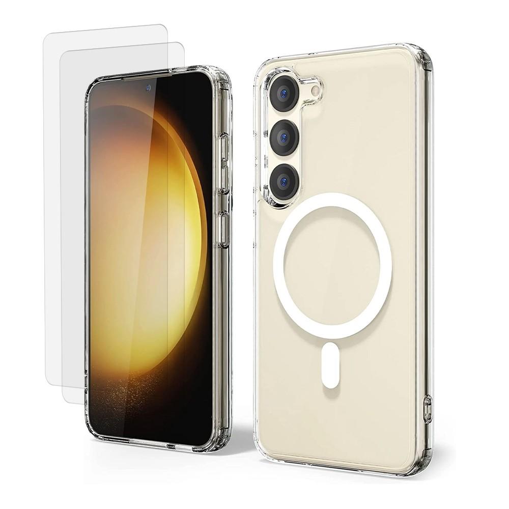 Coque Galaxy S23 Plus et 2 écrans de protection - TPU - Transparent Reconditionné - N/A reconditionné disponible sur Backmarket