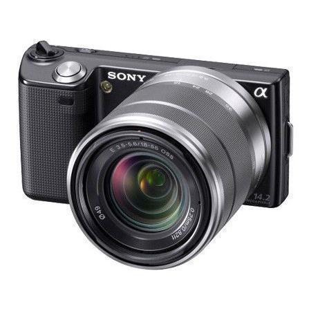 Alpha NEX-5 - Noir + Sony Sony 18-55 mm f/3.5-5.6 OSS f/3.5-5.6 Reconditionné - Sony reconditionné disponible sur Backmarket