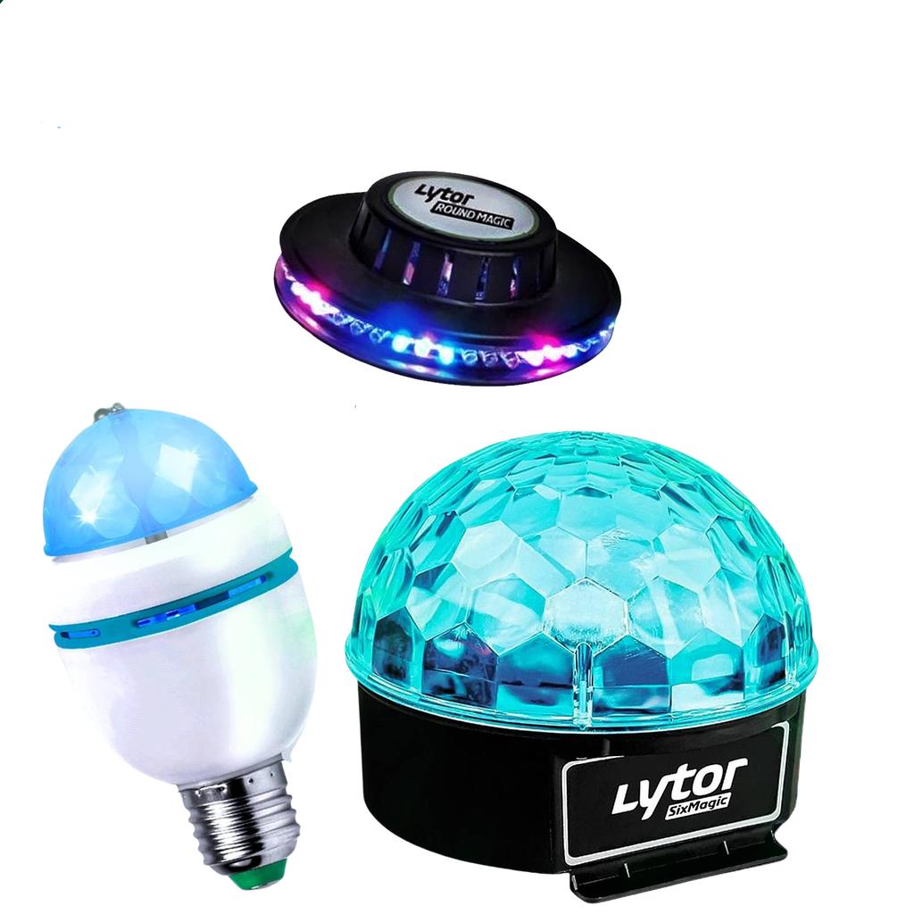 Acheter Éclairage Lytor Pack 4 EFFETS Ampoule Mini DIAMS RVBA + OVNI LED + Jeu de lumière SIXMAGIC Reconditionné - 69,99 € Éclairage Lytor Pack 4 EFFETS Ampoule Mini DIAMS RVBA + OVNI LED + Jeu de lumière SIXMAGIC Reconditionné - N/A reconditionné disponible sur Backmarket