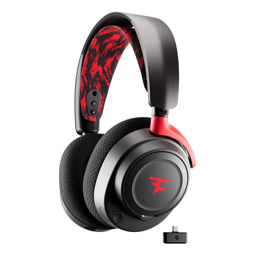 Casque réducteur de bruit gaming avec micro Steelseries Arctis Nova 7 Wireles - FaZe Clan Limited Edition - Noir Reconditionné - SteelSeries reconditionné disponible sur Backmarket