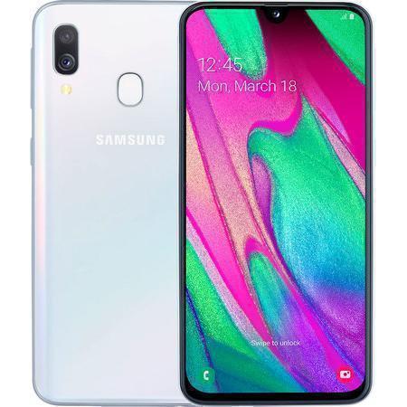 Acheter Galaxy A40 64 Go - Blanc - Débloqué Reconditionné - 103,00 € Galaxy A40 64 Go - Blanc - Débloqué Reconditionné - Samsung reconditionné disponible sur Backmarket