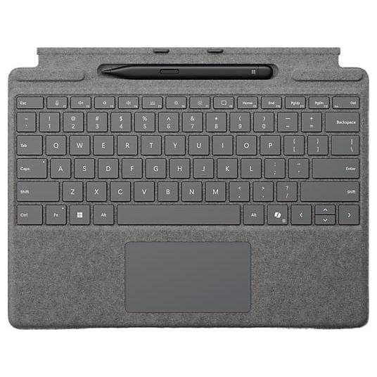Clavier Microsoft QWERTY Italien Sans-fil rétroéclairé Surface Pro X / 8 / 9 Signature Keyboard + Slim Pen Reconditionné - Microsoft reconditionné disponible sur Backmarket