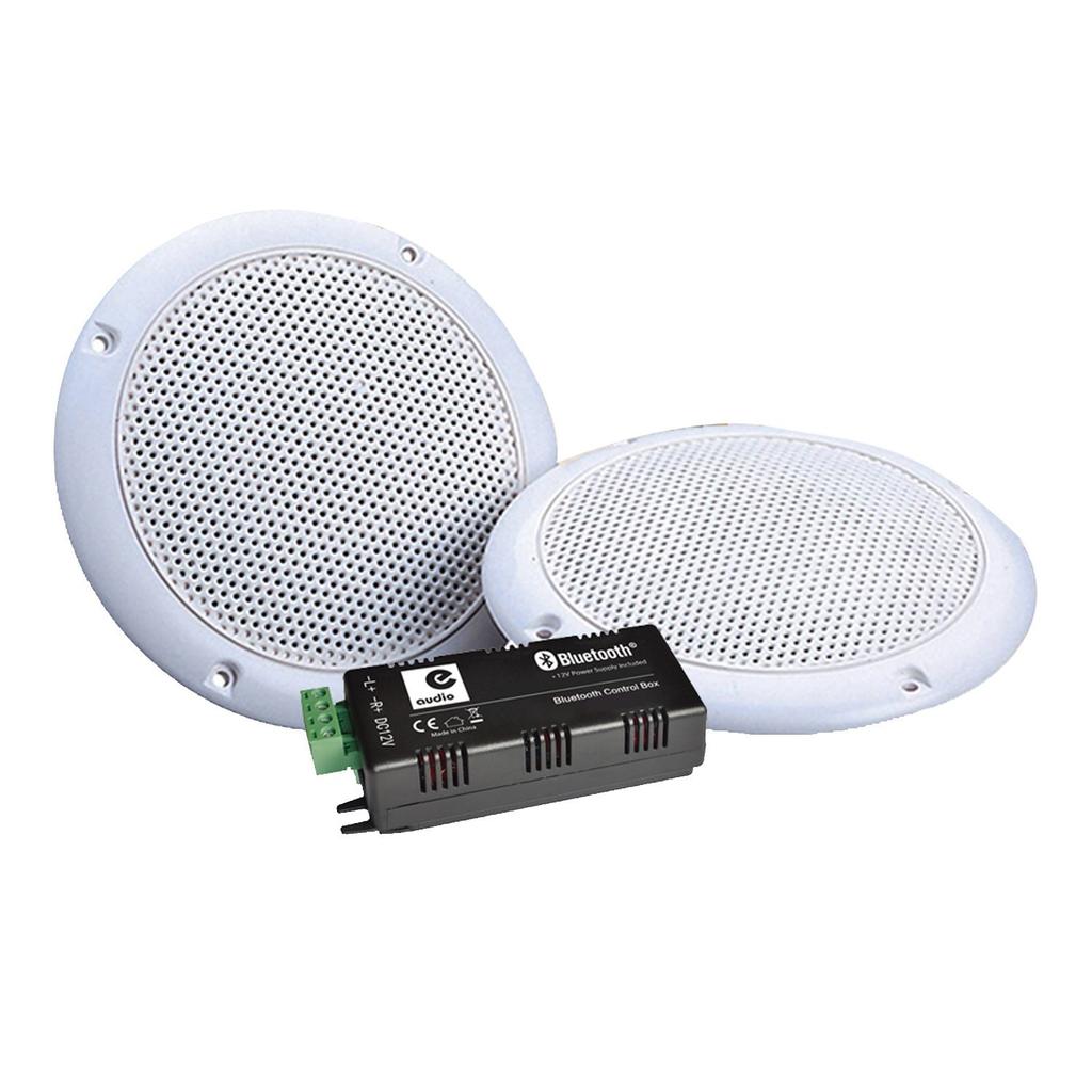 Enceinte Bluetooth E-Audio Haut-parleurs WATERPROOF Hifi 80W plafond encastrable amplifiée compatible Smartphone Google Home Bluetooth Amazon Alexa - Reconditionné - N/A reconditionné disponible sur Backmarket