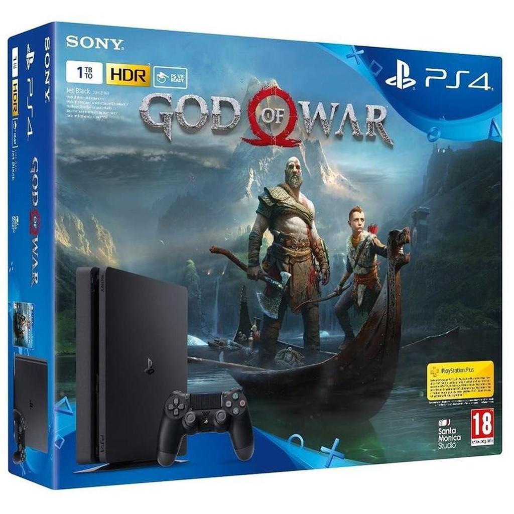 PlayStation 4 Slim 1000Go - Noir + God of War Reconditionné - Sony reconditionné disponible sur Backmarket