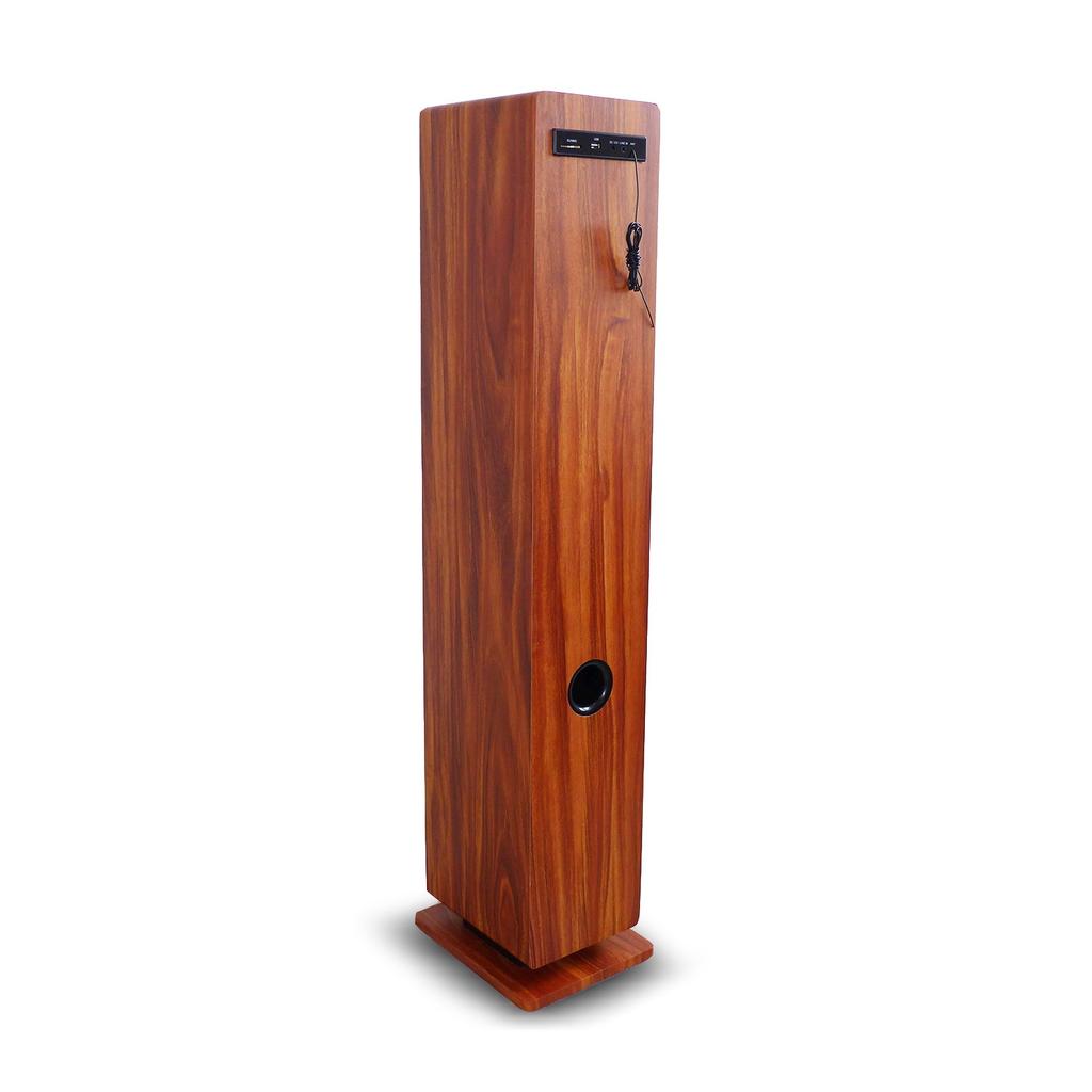 Enceinte Bluetooth Inovalley Tour de son finition Bois - Marron Reconditionné - N/A reconditionné disponible sur Backmarket