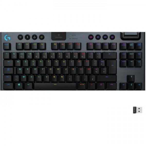 Clavier Logitech G AZERTY Français Sans-fil rétroéclairé G915 TKL LIGHTSPEED - Reconditionné Logitech sur Backmarket