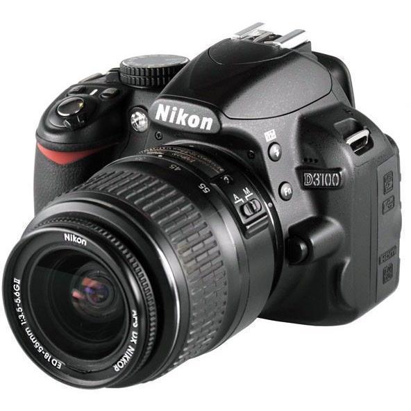 Reflex D3100 - Noir + Nikon AF-S DX Nikkor 18-55 mm f/3.5-5.6G II f/3.5-5.6G Reconditionné - Nikon reconditionné disponible sur Backmarket